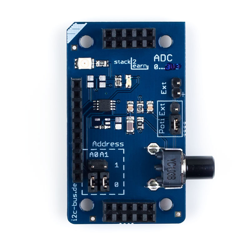 I2C-004 V1.00: I2C 8-Bit ADC Board
