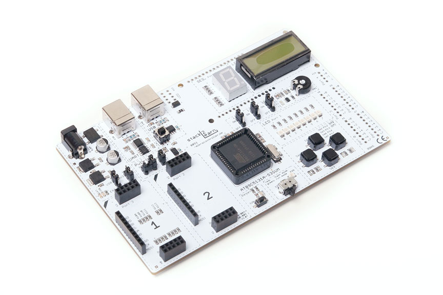 stack2Learn SB-004 V1.07: 8051 Mikrocontrollerboard mit AT89C513