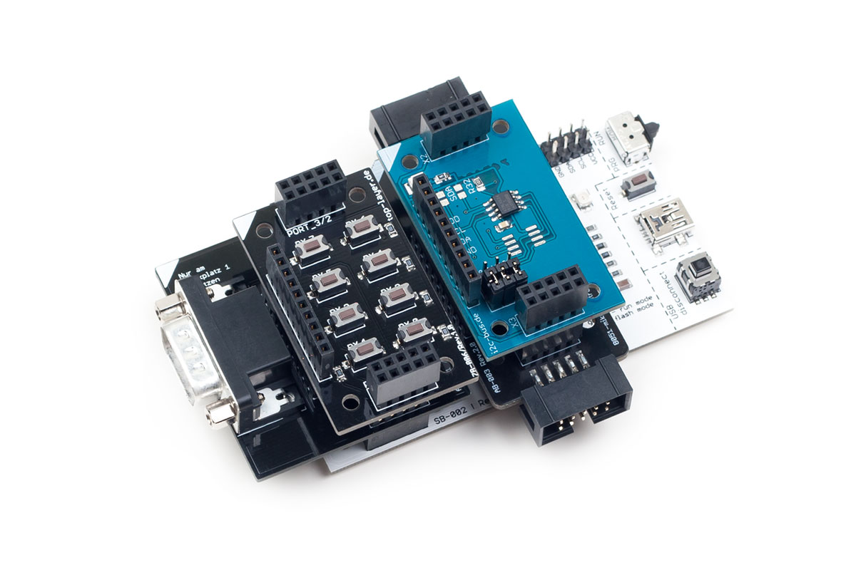 stack2Learn SB-002 V1.00: 8051 Mikrocontrollerboard mit AT89C513