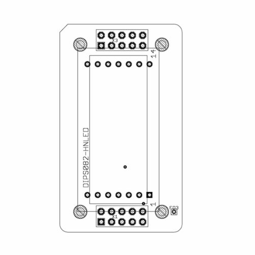 stack2Learn ZB-008 V1.00: LCD-Board mit DIPS082-HNLED